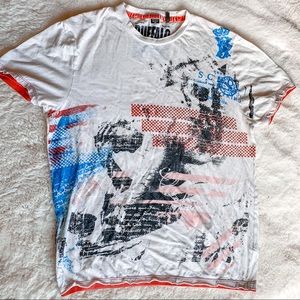 Buffalo David Bitton Distressed Graphic Tee